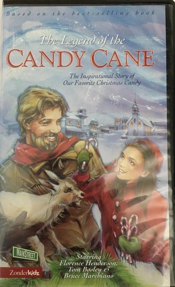 The Legend of the Candy Cane VHS, 2001 Zonderkidz-TESTED-RARE VINTAGE ...