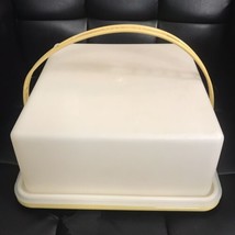 Vintage Rubbermaid Elegan 3-in-1 Cake Keeper Server Carrier Divided Insert  Bowl