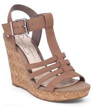 Jessica Simpson Jenaa Platform Wedge Sandals, Size 10 Totally Taupe JS-J... - $69.95