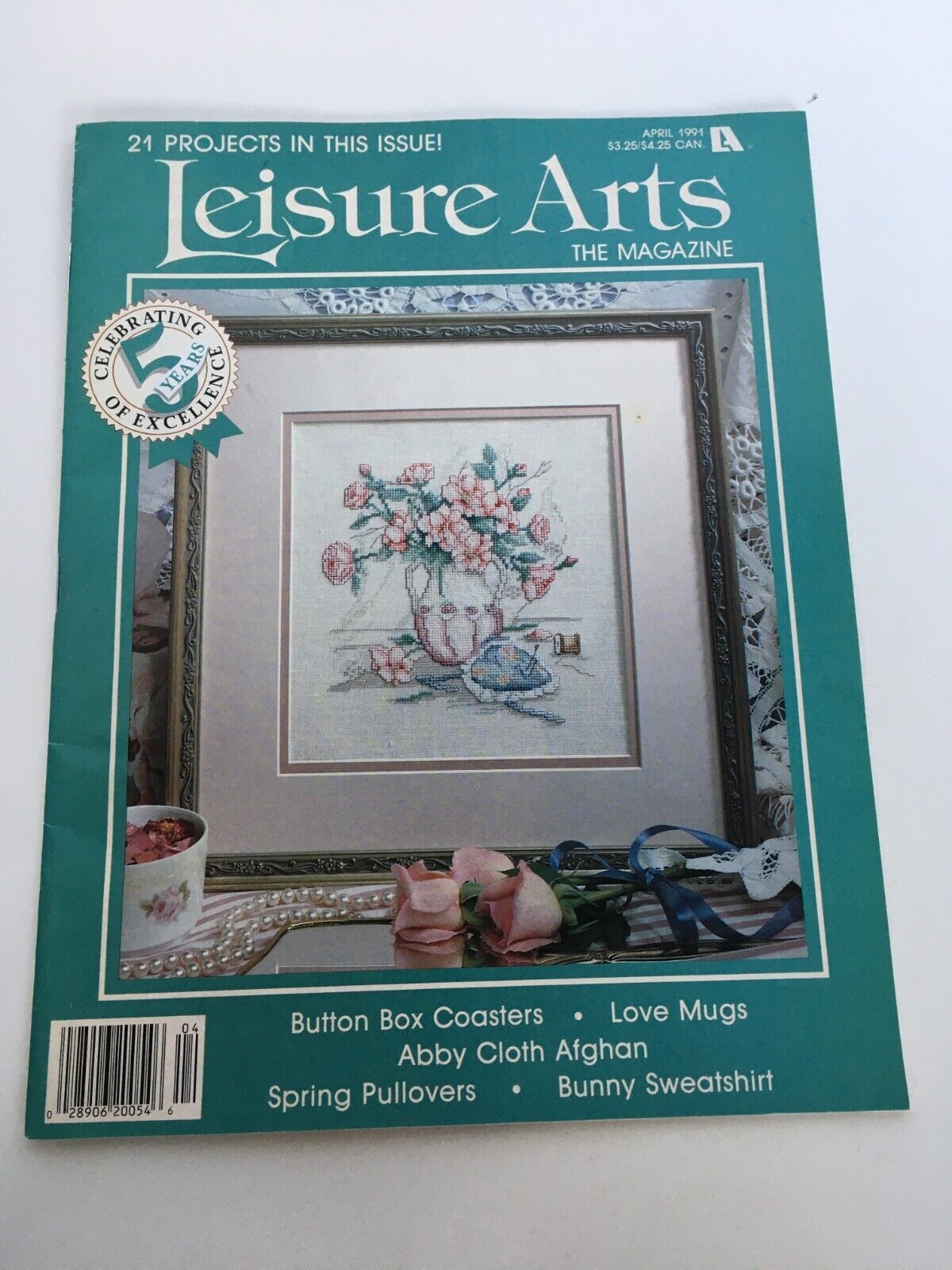 Leisure Arts Cross Stitch Magazine April and 50 similar items