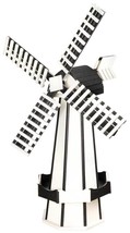 60&quot; POLY WINDMILL - White &amp; Black Working NY YANKEES Weather Vane Amish ... - $658.97