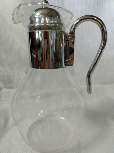 MCM Douglas Flameproof 6-cup Glass Coffee Carafe Gold Wheat Design