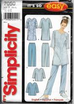 Simplicity 7050 Women Misses Sleepwear, Nightshirt and Pants, Sizes XS S... - $14.00