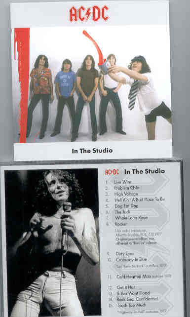 Ac-Dc - In The Studio ( Live Broadcast plus Studio Outtakes 1977 ) - CDs