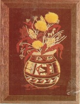 Rainbow Stitchery Southwest Pueblo Flowers Crewel Embroidery Kit 5&quot; X 7&quot;  - $15.99