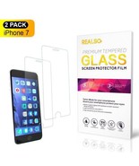 iPhone 7 Screen Protector,Realsc 2 Pack 9H Premium iPhone 7 Tempered Glass - $9.99