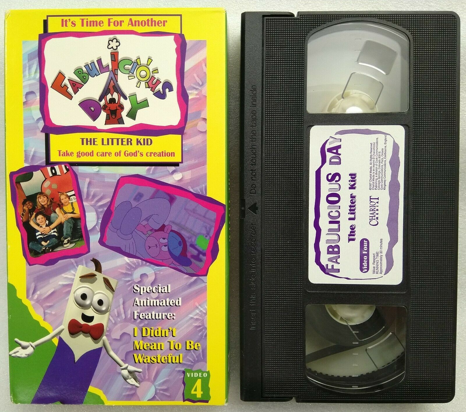 VHS Fabulicious Day - Vol 4 The Litter Kid Take Good Care of Gods ...