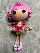 Lalaloopsy Doll Jewel Sparkles 12" MGA 2009 Pink Hair Dress Tiara Crown - $9.90
