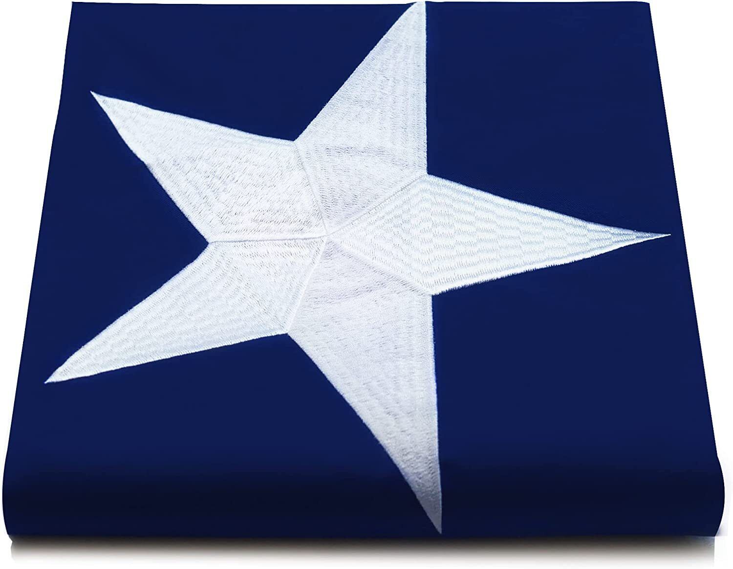 Anley Everstrong Texas State Flag 3x5 Ft Lone Star Flags Embroidered Nylon Flags