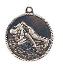 Wrestling Medal Award Trophy With Free Lanyard HR770 School Team Sports - $0.99+