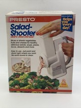 Presto 02910 Salad Shooter Electric Slicer/Shredder,White