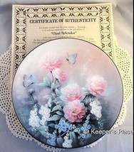 Knowles Opal Splendor Limited Edition Collectors Plate By Tan Chun Chiu ... - $14.00