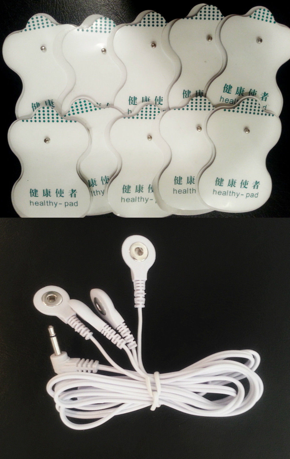 omron hv-f124, hv-125, hv-126, hv-f002a compatible cable +14 electrotherapy  pads