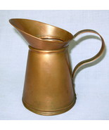 vintage OOAK Handmade Handcrafted 6&quot; Solid Copper Pitcher  - $35.00