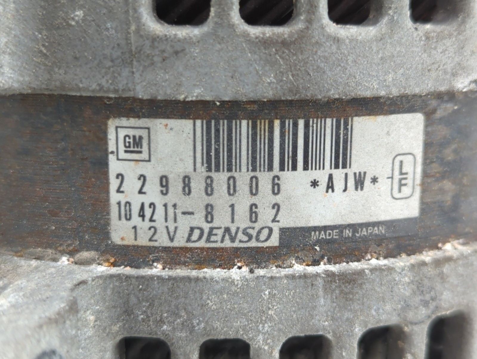 20132016 Cadillac Srx Alternator Generator Charging Assembly Engine