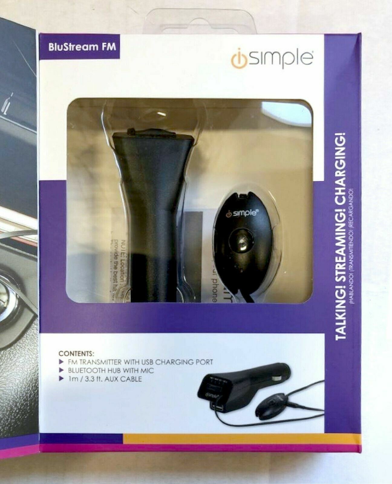 NEW iSimple Bluetooth Car Wireless BluStream and 27 similar items