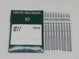 108X1 Sewing Machine Needles Size 18 Singer BQX1 SEWING MACHINE NEEDLES ... - $7.95