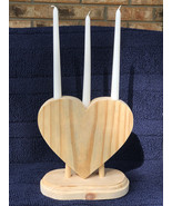 Heart Shaped Wooden Candle Holder - $89.00
