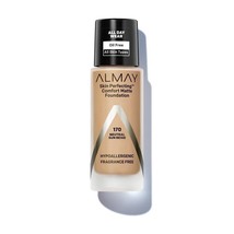 Almay Skin Perfecting Comfort Matte Liquid Foundation 170 Neutral Sun Be... - $29.69