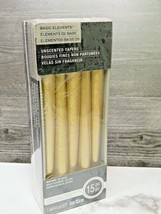 Ashland Basic Elements Gold Spun Taper Candles 15 Pc 10" Party Pack New  - $31.68