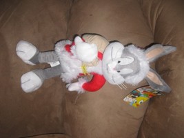 2012 Bugs Bunny Santa Licensed Plush Nwt Stuffed New With Tags 18" Looney Tunes - $17.99