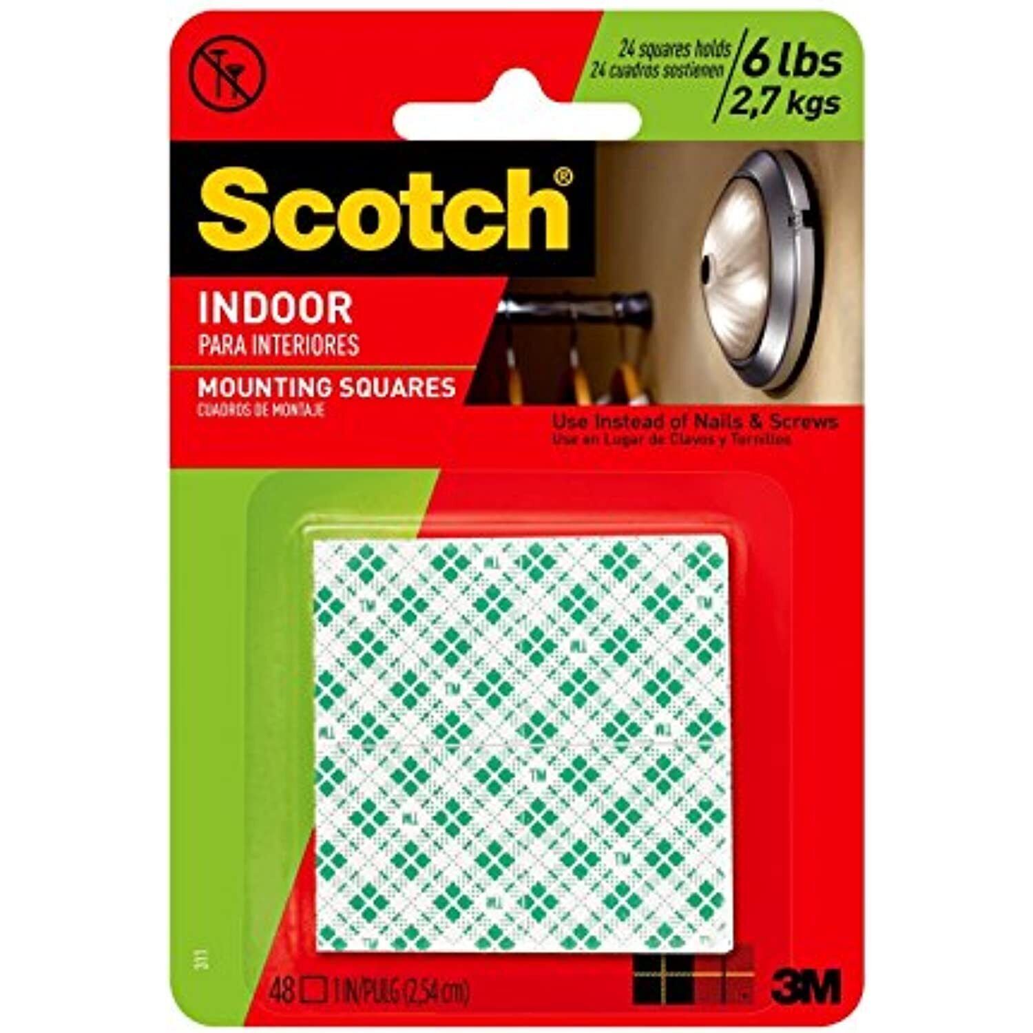 Indoor Mounting Squares, Foam, 48-Ct. and 50 similar items
