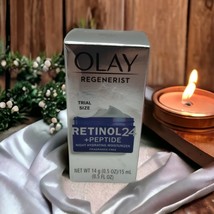 Olay Regenerist Retinol 24 Night Hydrating Facial Moisturizer 0.5 oz Tri... - $11.16