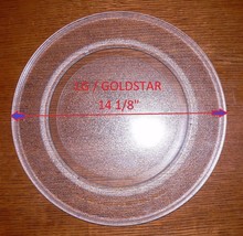 LG / Goldstar Microwave Glass Turntable Tray / Plate 12 3/4 Inch