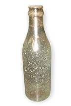 Elkhart Indiana Bottling Wks 6oz Antique Bottle Top Back Chipped Off) Ri... - $15.80