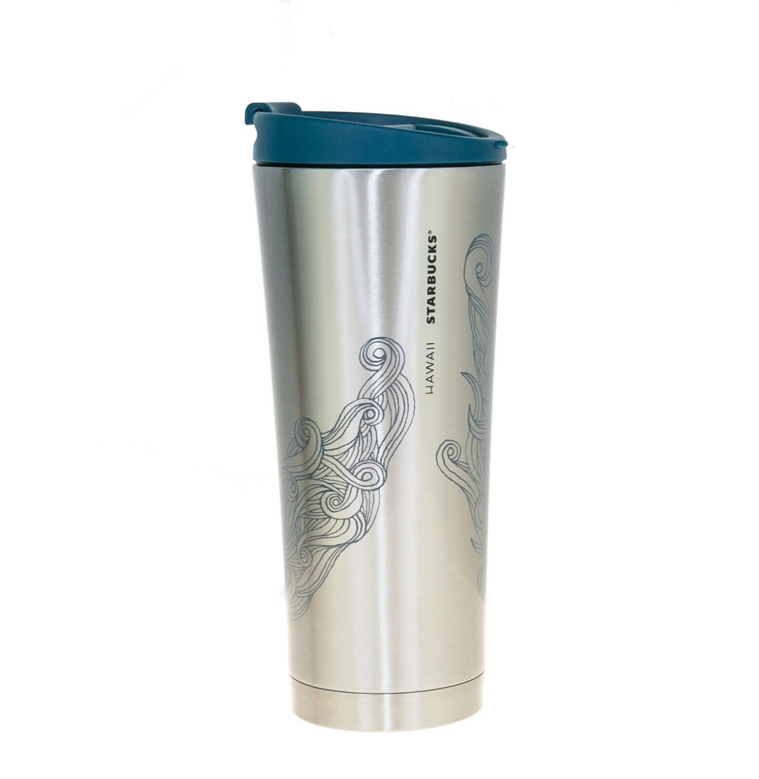 STARBUCKS Coral Glitter Stainless Steel Vacuum-Insulated Tumbler 16 oz Hot  Cold Coffee Travel Mug Cup