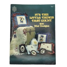 It&#39;s The Little Things That Count Cross Stitch Designs By Gloria &amp; Pat B... - $9.46