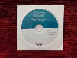 Cisco DPC/EPC3825 CD-ROM Users Guide - $6.49
