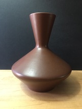 Royal Haeger RG93 Brown Angular Vase image 1