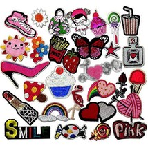 42 Pcs Random Assorted Embroidered Iron On and 38 similar items