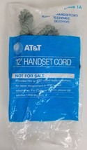 Vintage NOS AT&T 12' Handset Spring Cord Moss Green H4DU 51 - $9.90