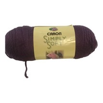 1 Caron Simply Soft Yarn! Color: Plum Perfect 6 Oz / 315 Yds Purple - $9.49