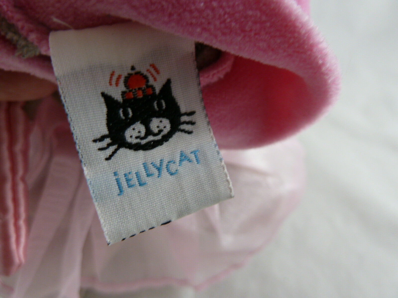 Jellycat Hand Puppet Hippo in Ballet tutu and slippers 9" 1970Now