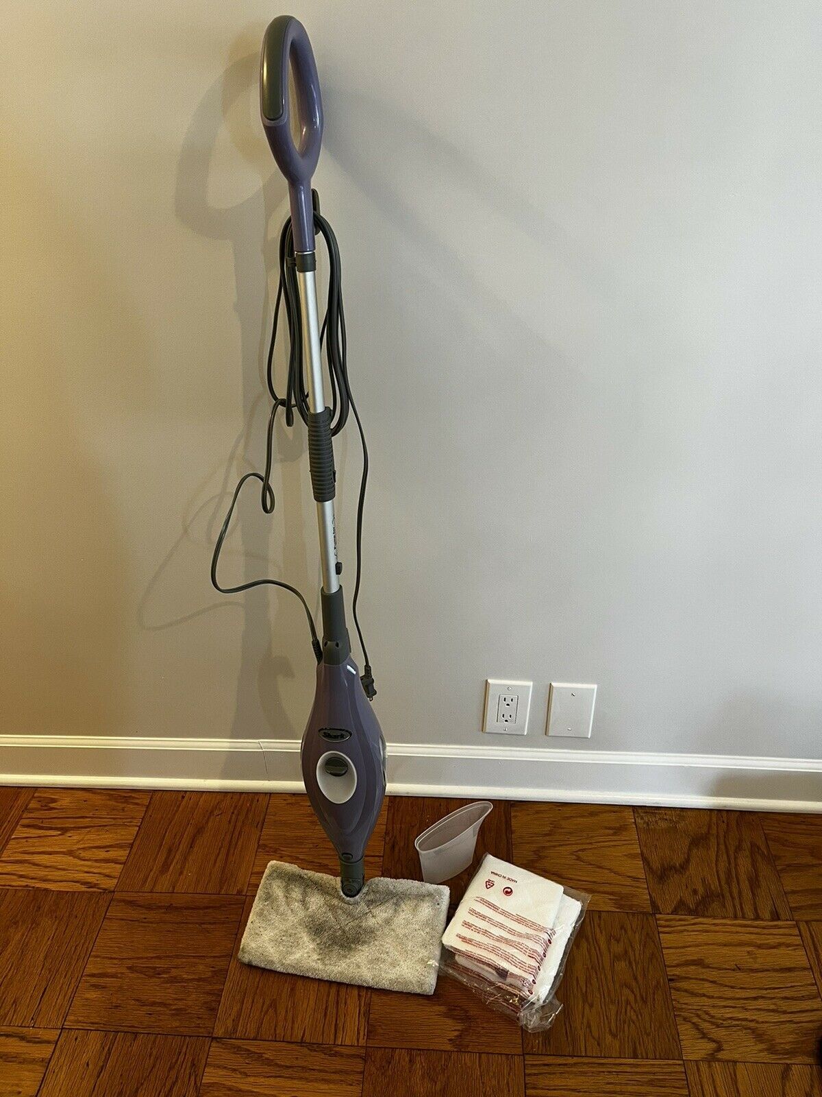 Shark Steam Pocket Stick Steam Cleaner, Purple (S3501)