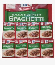 (8) McCormick Italian Mushroom Spaghetti Sauce Seasoning Mix Spice pack lot 2022 - $39.49