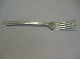 Silver Plate Dinner Fork 7 1/8&quot; Baroness Pattern 1940 - $7.95