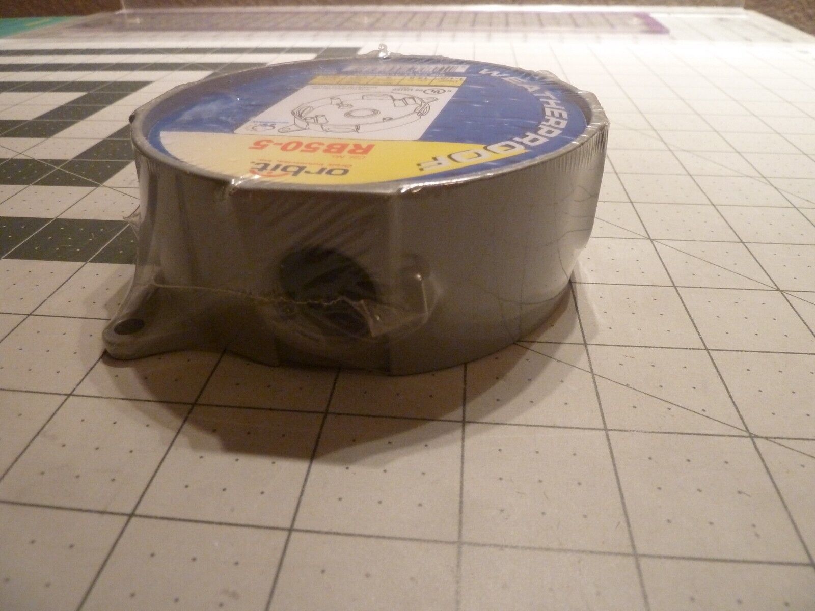 ORBIT RB505 Weatherproof 4” Round Electrical Box 11/2” Deep 15.8 Cu