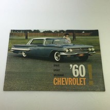 VTG 1960 Chevrolet Space Spirit Splendor Car Auto Brochure Catalog - $21.80