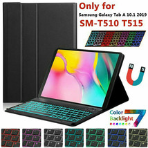 For Samsung Galaxy Tab A 10.1 2019 SM-T510 SM-T515 Bluetooth Keyboard Stand Case - $153.43