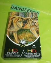 HD Wolf Puzzle 500 Piece Jigsaw Puzzle Cardinal - $17.81