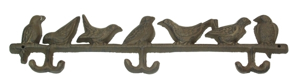 Victorian Cast Iron Birds Hook - $12.00