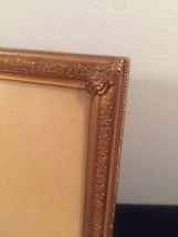 Vintage 40s gold ornate 8" x 10" frame with easel back image 2