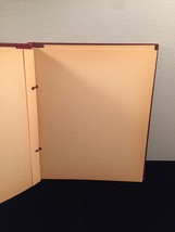 Vintage 50s rope bound scrapbook covers with some blank pages inside image 4