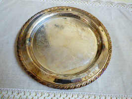 Oneida USA Silver Plated 10.25" Serving Tray round platter - $34.65