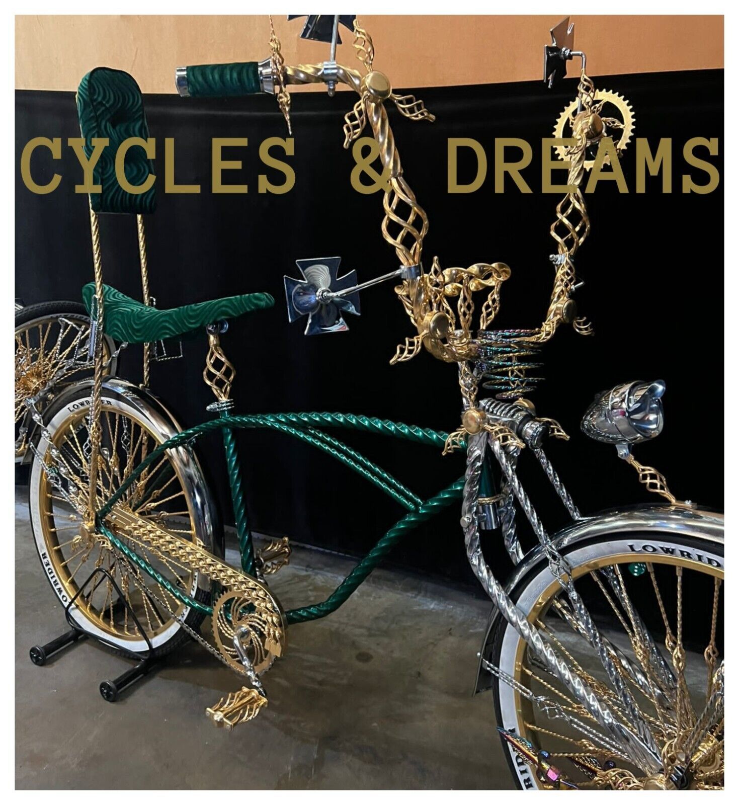 twisted frame lowrider bike