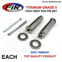 pair titanium cnc footpeg mounting pin clip set YAMAHA YZ85 YZ65 2T 2 STROKE - $35.20